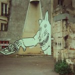 Paris street monster